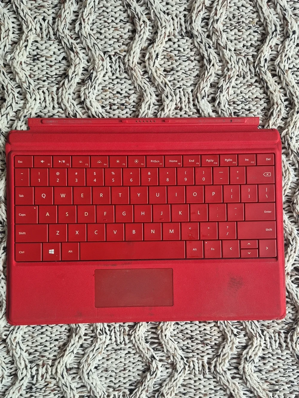 Microsoft 🖤 Red Magnetic Bluetooth Suface 3 Tablet Keyboard